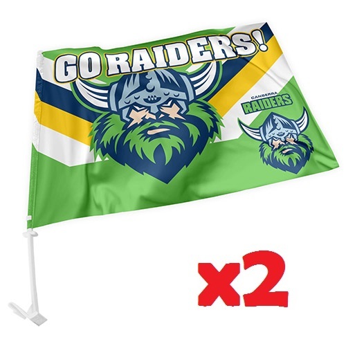 Canberra Raiders NRL Car Flag 30 cm x 49 cm!