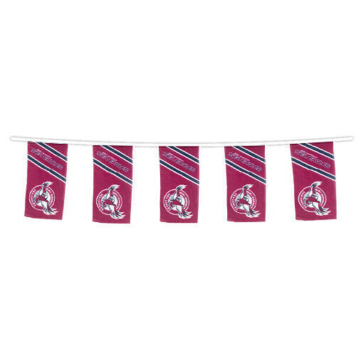 Official NRL Manly Sea Eagles Birthday Party Banners Bunting Hanging Flags 5m