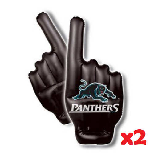 Penrith Panthers NRL Inflatable Hand Finger Sign x 2