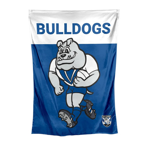 Official NRL Canterbury Bankstown Bulldogs Mascot Wall Cape Flag (70 cm x 100 cm)!