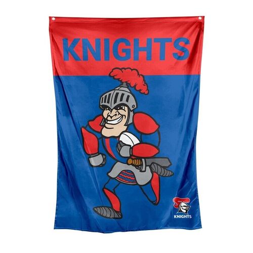 Official NRL Newcastle Knights Mascot Wall Cape Flag (70 cm x 100 cm)!