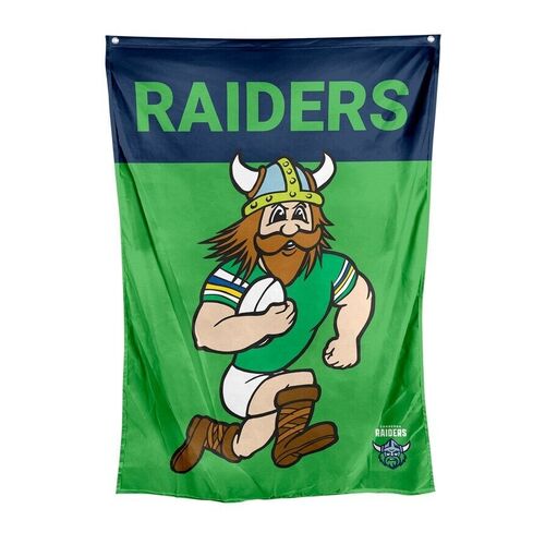 Official NRL Canberra Raiders Mascot Wall Cape Flag (70 cm x 100 cm)!