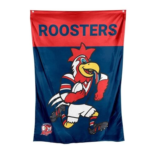 Official NRL Sydney Roosters Mascot Wall Cape Flag (70 cm x 100 cm)!