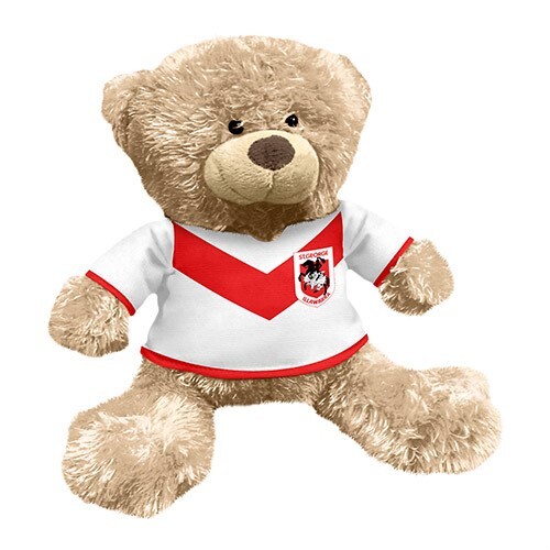 St George Dragons NRL Kids Plush Soft Stuff Jersey Teddy Bear Toy