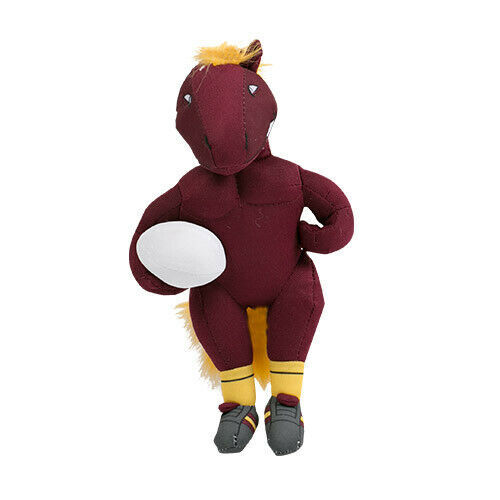 Brisbane Broncos NRL Kids Mascot Plush Soft Stuff Toy (27 cm)