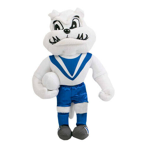 Canterbury Bankstown Bulldogs NRL Kids Mascot Plush Soft Stuff Toy (27 cm)