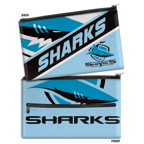 Cronulla Sharks NRL Team Logo Large Pencil Case!!
