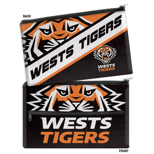 Wests Tigers NRL Team Logo Large Pencil Case!!