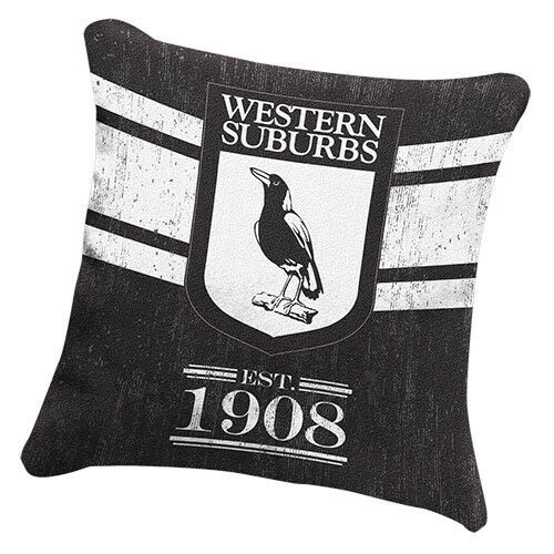 Western Suburbs Magpies ARL NRL Heritage Pillow Cushion!