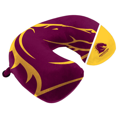 Brisbane Broncos NRL Team Travel Neck Pillow!