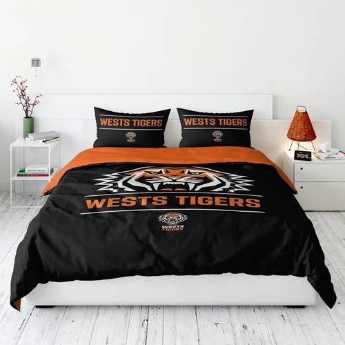 Wests Tigers NRL Team Double Quilt Cover Set!