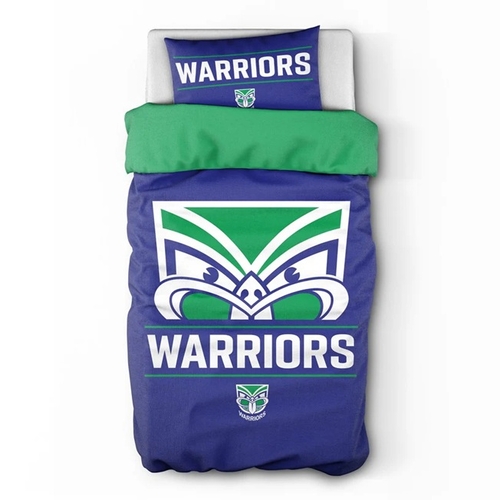 New Zealand Warriors NRL Team Single Quilt Cover!