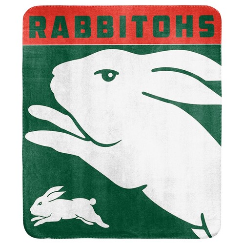 South Sydney Rabbitohs NRL Polar Fleece Rug Throw Rug Blanket!