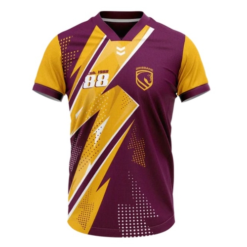 Brisbane Broncos NRL 'Thunderstruck' Shirt Infants Toddlers Sizes 1-4!