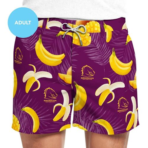 Brisbane Broncos NRL 2020 Hawaiian Shorts Sizes S-5XL!