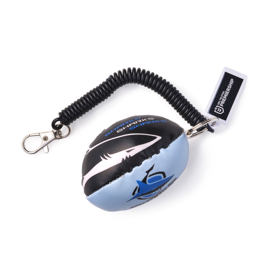 Cronulla Sharks NRL Bungee Ball Keyring!