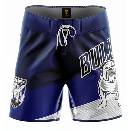 Canterbury Bankstown Bulldogs NRL Barrel Board Shorts Mens Sizes S-5XL!