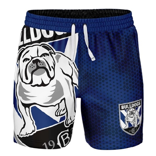 Canterbury Bankstown Bulldogs NRL 'Big Shot' Volley Shorts Sizes Sizes S-5XL!
