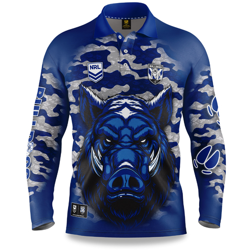 Canterbury Bulldogs NRL Outback Polo T Shirt Sizes S-5XL!