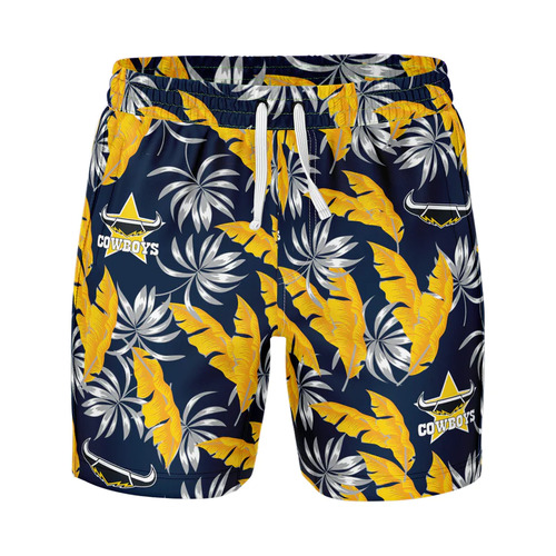 North Queensland Cowboys NRL Paradise Volley Swim Shorts Sizes M-2XL!