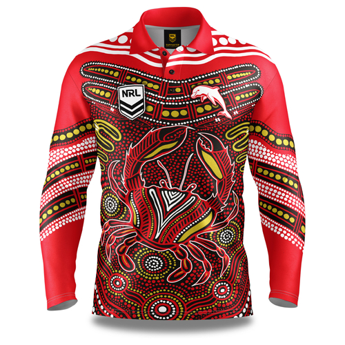 The Dolphins NRL 'Karumba' Fishing Shirt Adult Sizes S-5XL!
