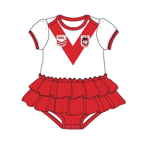 St George ILL Dragons NRL Girls Footysuit Sizes 000-1!