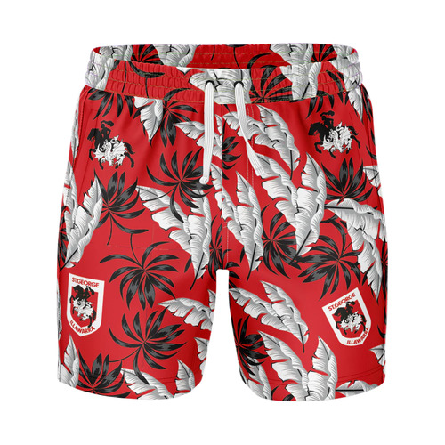 St George Illawarra Dragons NRL Paradise Volley Swim Shorts Sizes M-2XL!
