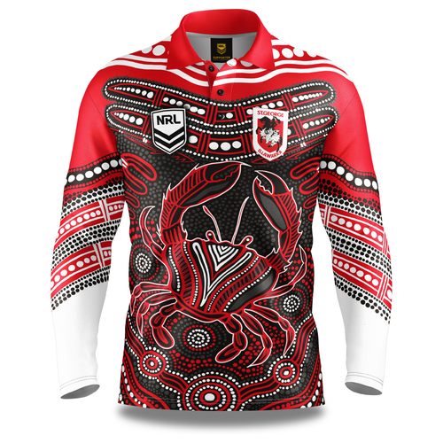 St George ILL Dragons NRL 'Karumba' Fishing Shirt Adult Sizes S-5XL!