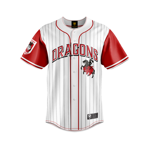 St George Dragons NRL Baseball Jersey Slugger T Shirt Sizes S-5XL!