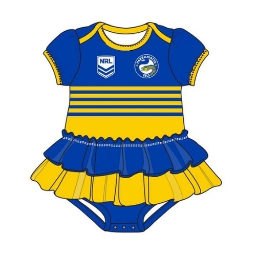 Parramatta Eels NRL Girls Footysuit Sizes 000-1!