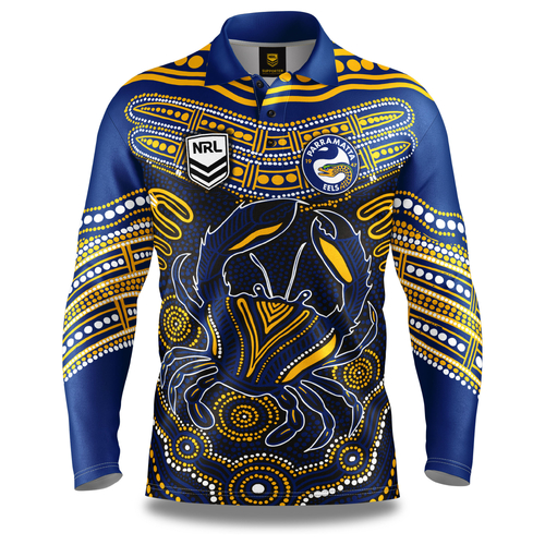 Parramatta Eels NRL 'Karumba' Fishing Shirt Adult Sizes S-5XL!