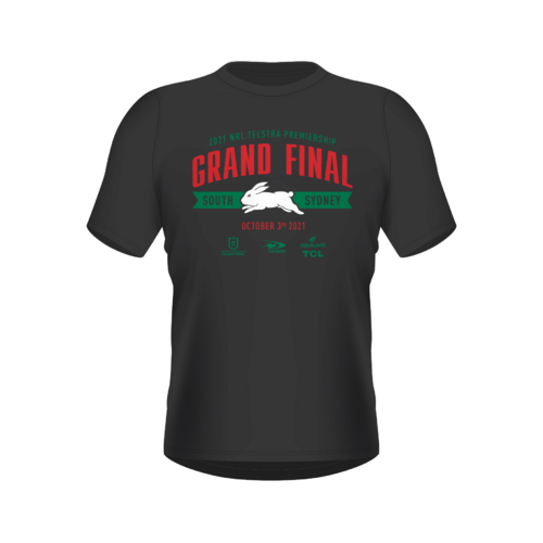 South Sydney Rabbitohs 2021 Grand Final T Shirt Sizes S-5XL! T1 PICK UP AVAILABLE