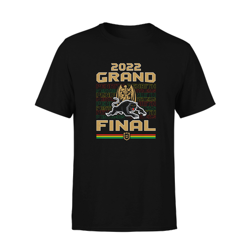 Penrith Panthers NRL 2022 Tidwell Grand Final T Shirt Kids Size 8-14! 