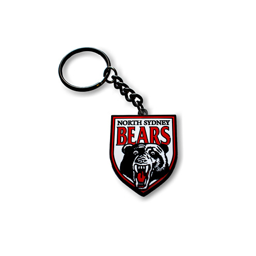 Official NRL North Sydney Bears Team Heritage Logo Keyring!
