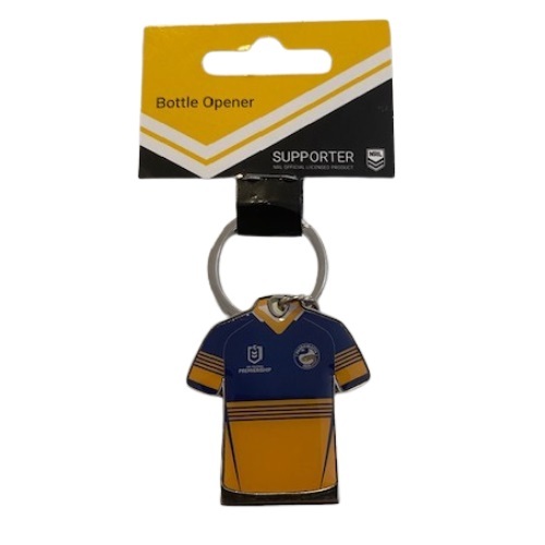 Parramatta Eels NRL Metal Team Jersey Bottle Opener Keyring Keychain!