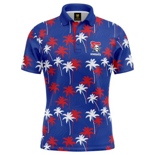 Newcastle Knights NRL 'Par-Tee' Golf Polo T Shirt Sizes S-5XL!