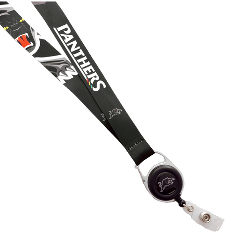 Penrith Panthers Official NRL Retractable Keyring Neck Lanyard!