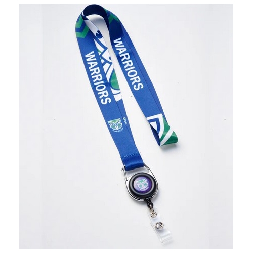 New Zealand Warriors Official NRL Retractable Keyring Neck Lanyard!