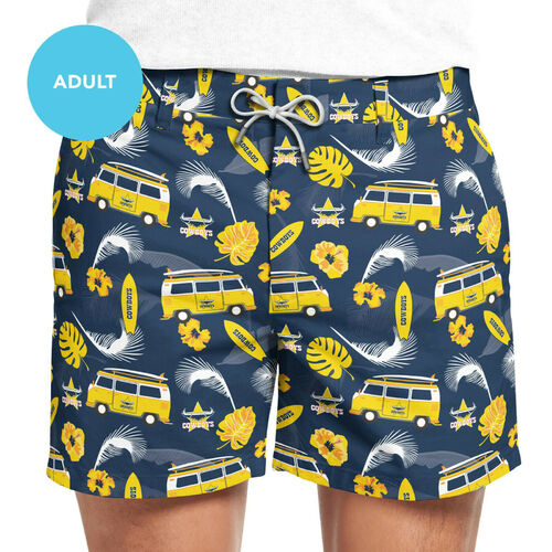North Queensland Cowboys NRL 2020 Hawaiian Shorts Sizes S-5XL!