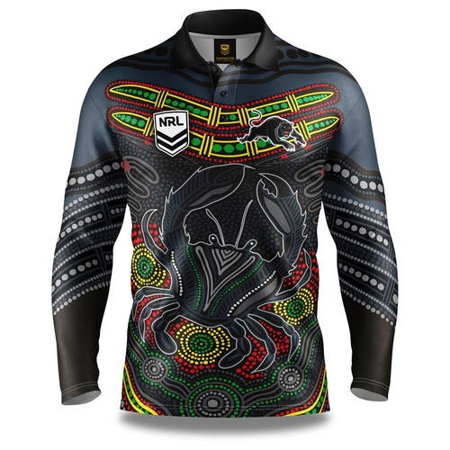 Penrith Panthers NRL 'Karumba' Fishing Shirt Kids Youth Sizes 6-14!