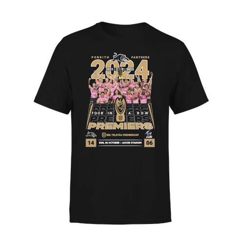 Penrith Panthers NRL 2024 Premiers Celebration Photo Shirt Sizes S-5XL! 