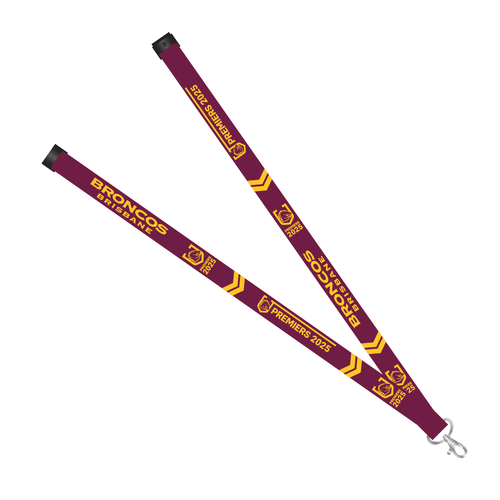 Brisbane Broncos NRL 2025 Premiers Lanyard! PRESALE!