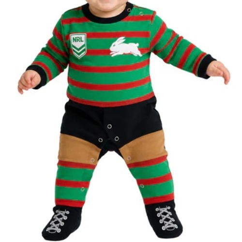 South Sydney Rabbitohs NRL Footysuit Sizes 000-1!