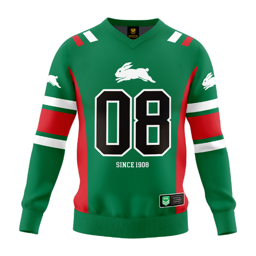 South Sydney Rabbitohs NRL 'Quarterback' Pullover Jersey Toddlers Sizes 1-4!