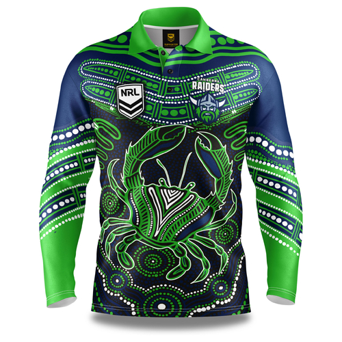 Canberra Raiders NRL 'Karumba' Fishing Shirt Adult Sizes S-5XL!