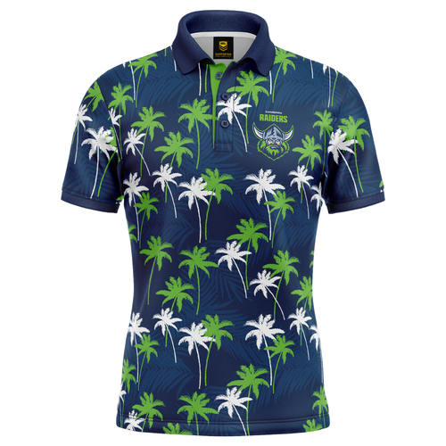 Canberra Raiders NRL 'Par-Tee' Golf Polo T Shirt Sizes S-5XL!