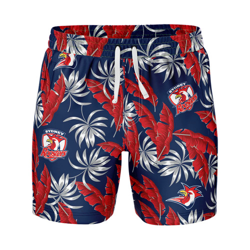 Sydney Roosters NRL Paradise Volley Swim Shorts Sizes S-5XL!