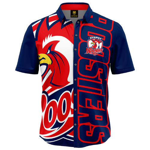 Sydney Roosters NRL Showtime Party Polo Shirt Sizes S-5XL!