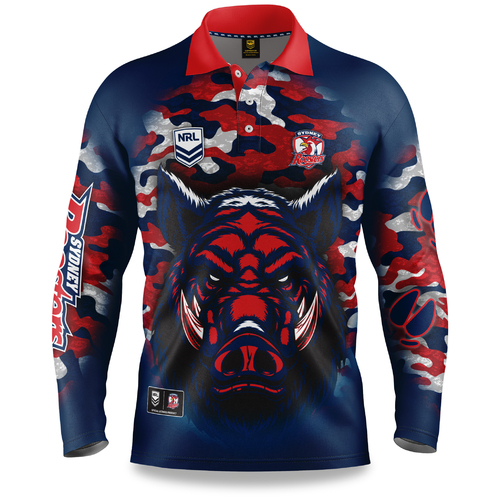 Sydney Roosters NRL Outback Polo T Shirt Sizes S-5XL!