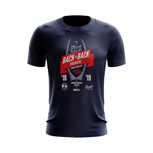 Sydney Roosters NRL 2019 ISC Back 2 Back Premiers Shirts Kids Size 12 ONLY! 